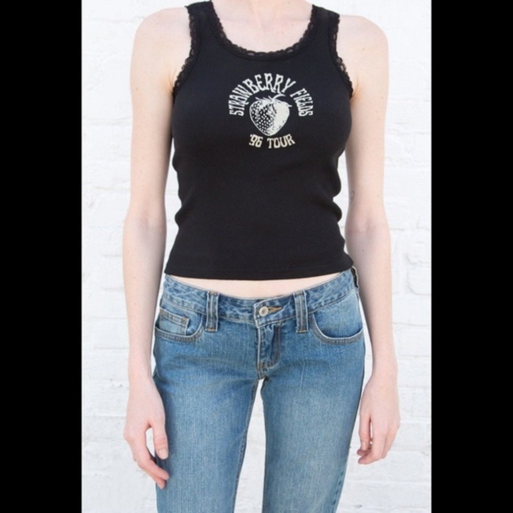 Strawberry Fields Tank Top Brandy Melville